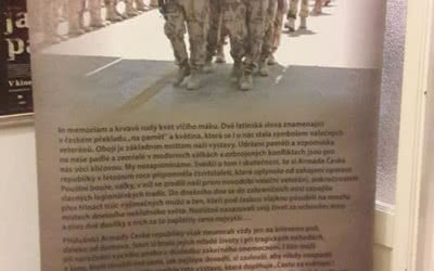 Výstava v Přelouči připomněla novodobé válečné veterány  